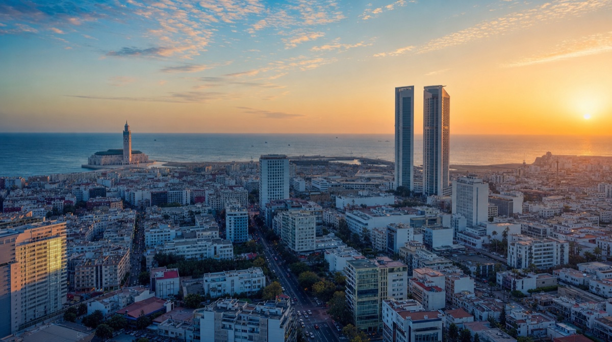 Vue de Casablanca